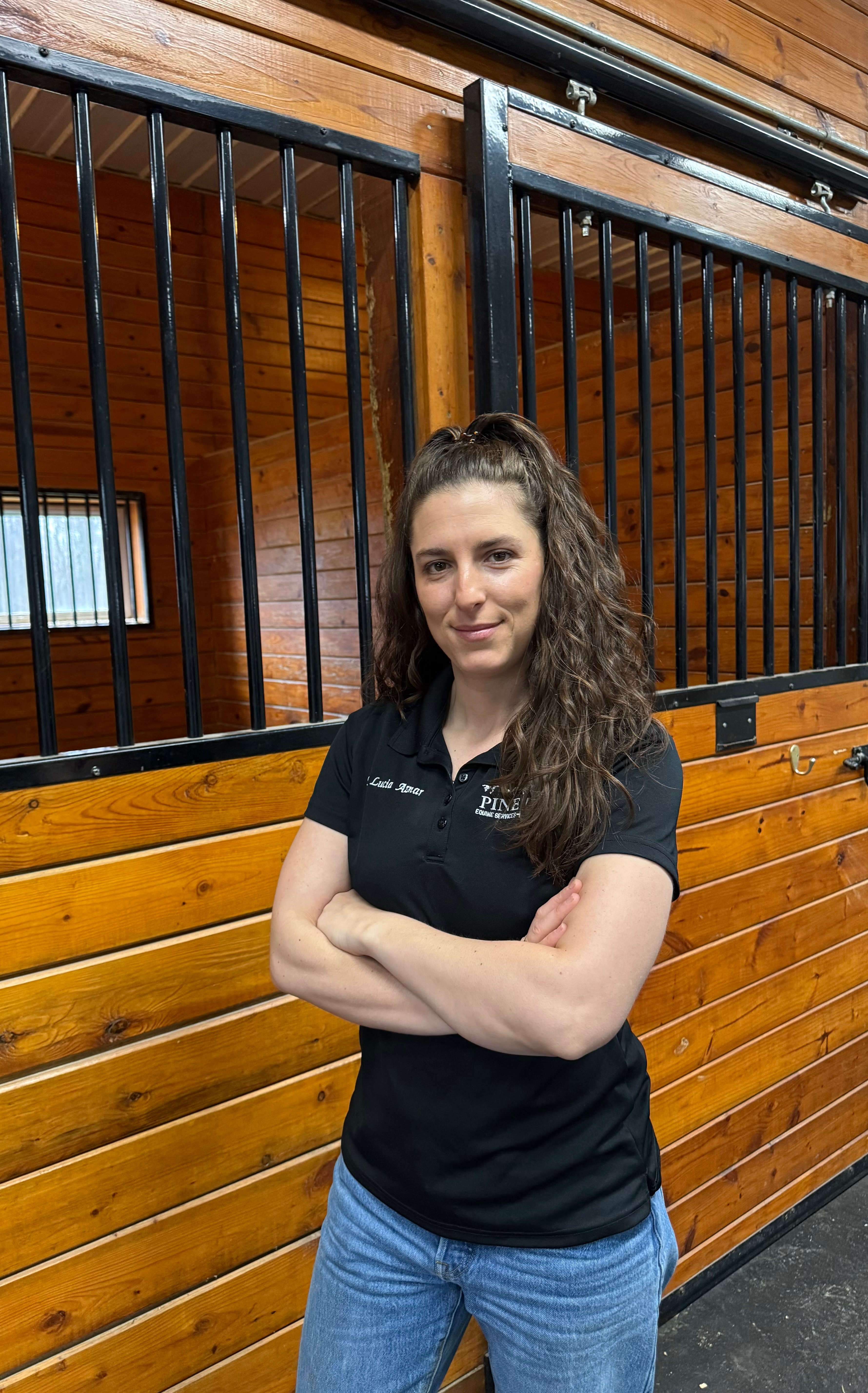 Dr. Lucia Aznar de la Barra at Pine Bush Equine Services and Veterinary Hospital