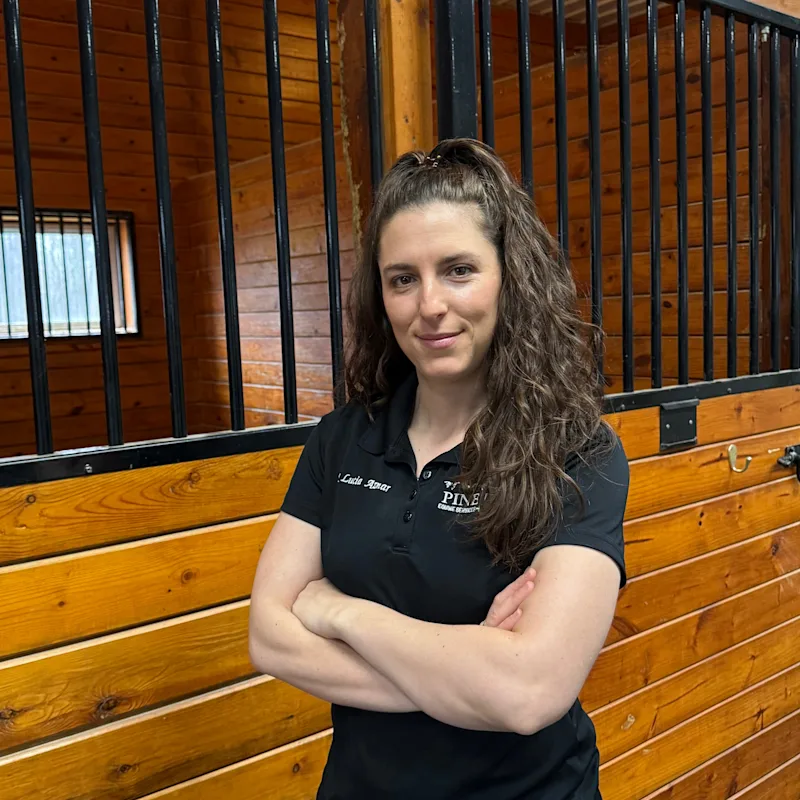 Dr. Lucia Aznar de la Barra at Pine Bush Equine Services and Veterinary Hospital Dr. Lucia Aznar de la Barra at Pine Bush Equine Services and Veterinary Hospital