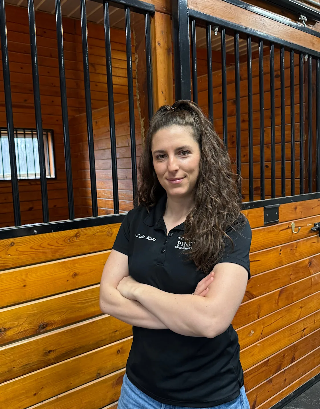 Dr. Lucia Aznar de la Barra at Pine Bush Equine Services and Veterinary Hospital Dr. Lucia Aznar de la Barra at Pine Bush Equine Services and Veterinary Hospital