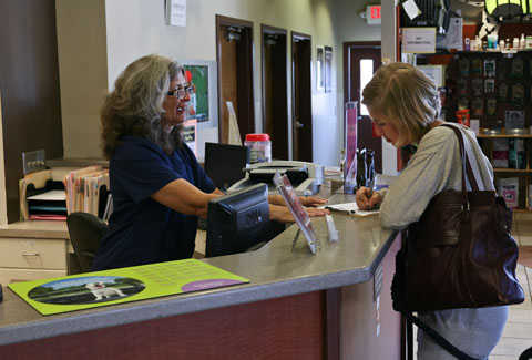 Lake Chatuge Animal Hospital Reception