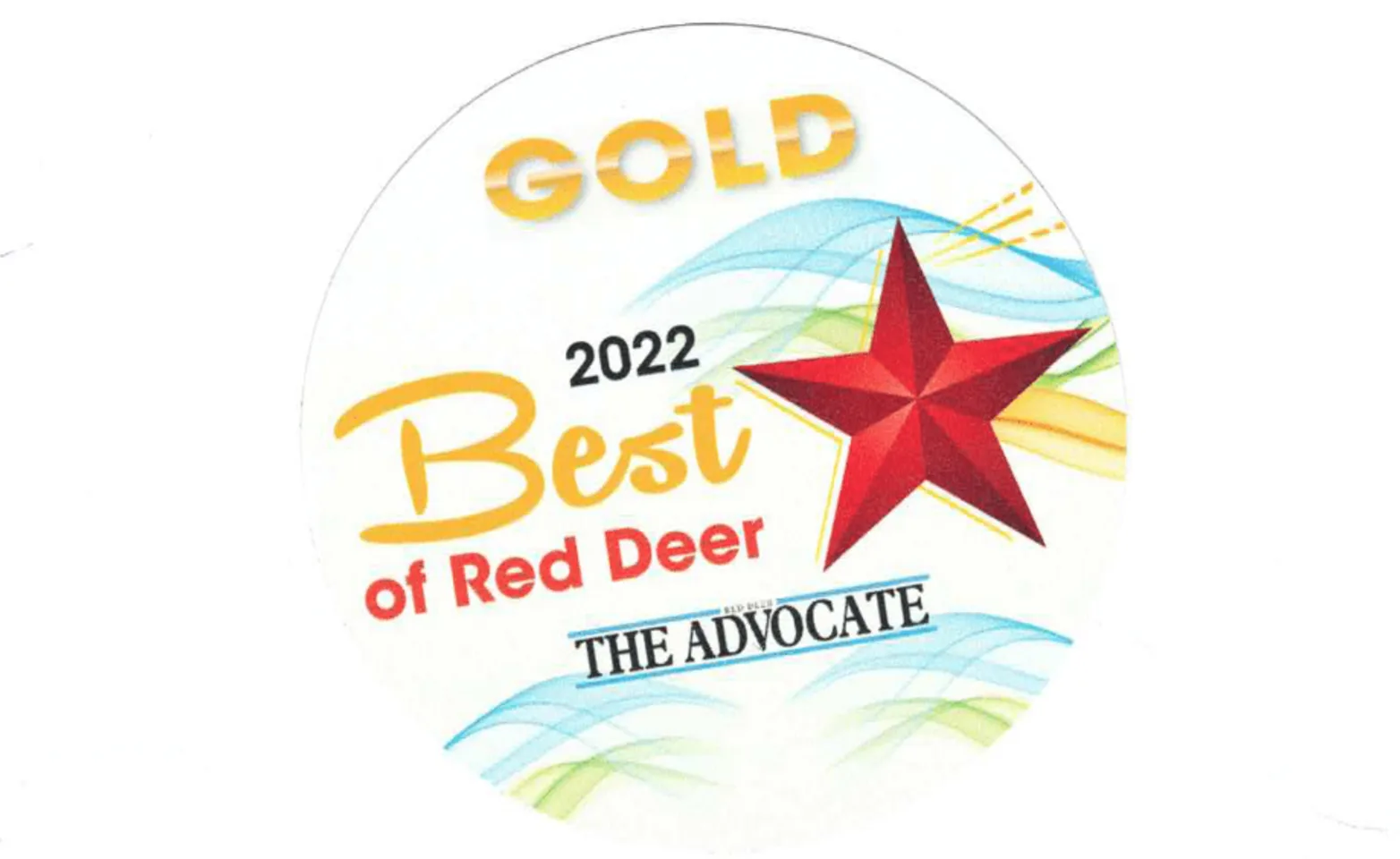 Gold 2022 Best of Red Deer Award