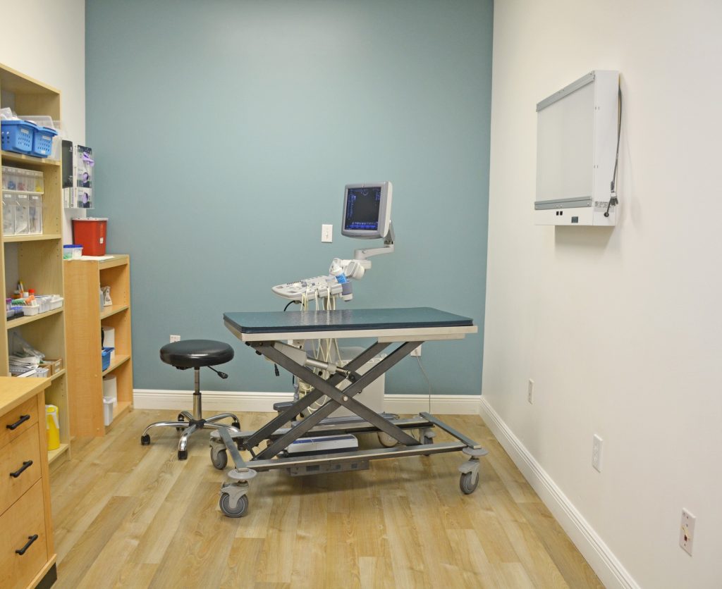 Ultrasound room at FVRC