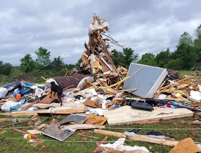 Things destroyed by a tornado Things destroyed by a tornado