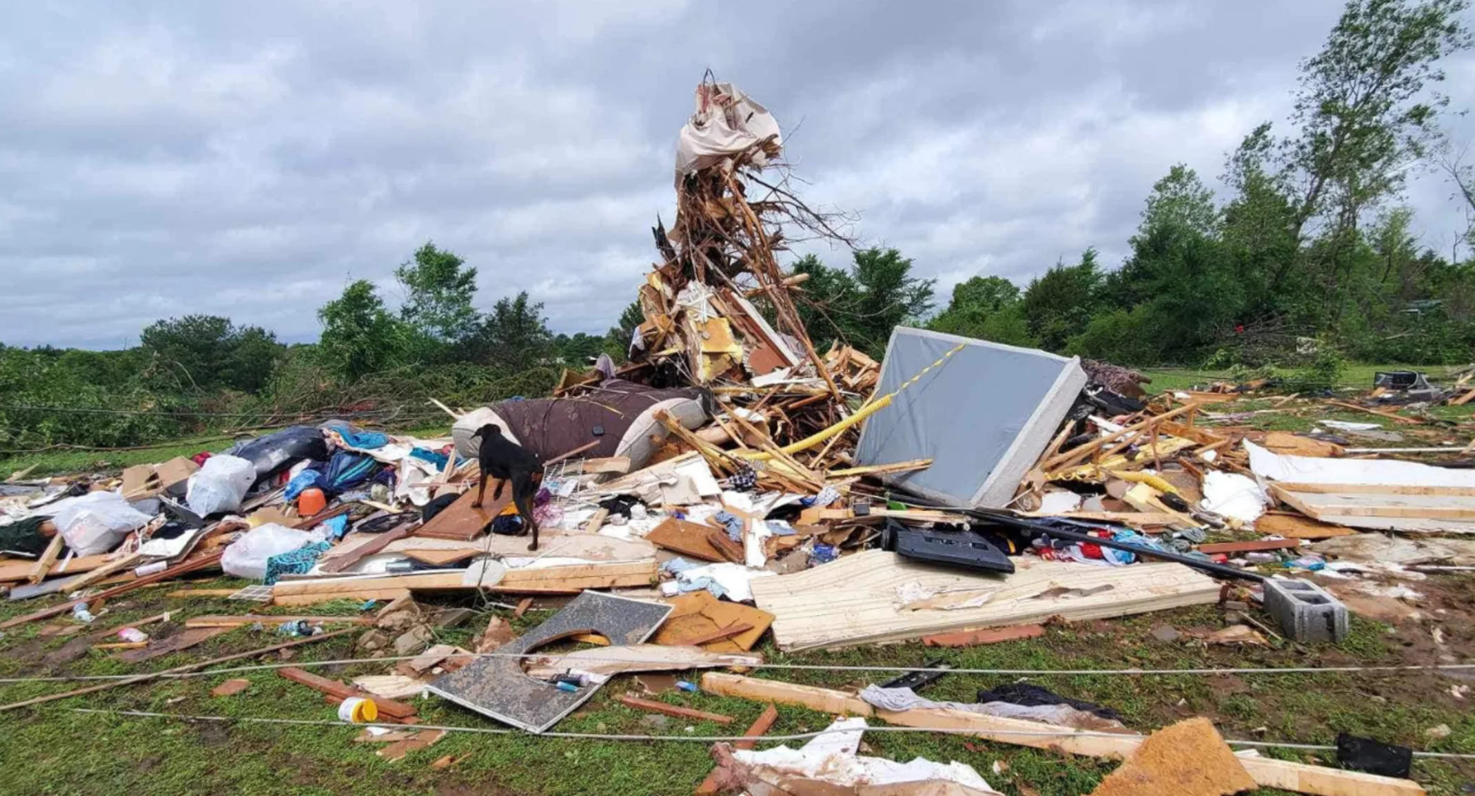 Things destroyed by a tornado Things destroyed by a tornado