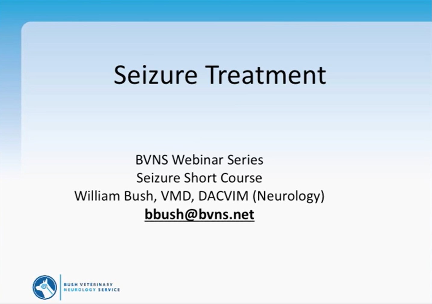 Dr. Bush Seizure Part 2 