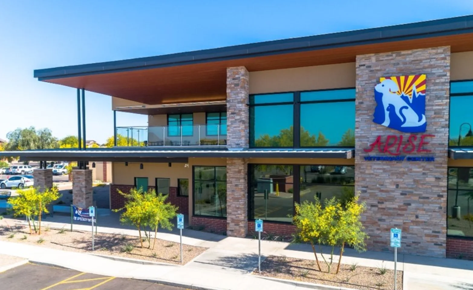 Exterior view of ARISE Veterinary Center Exterior view of ARISE Veterinary Center