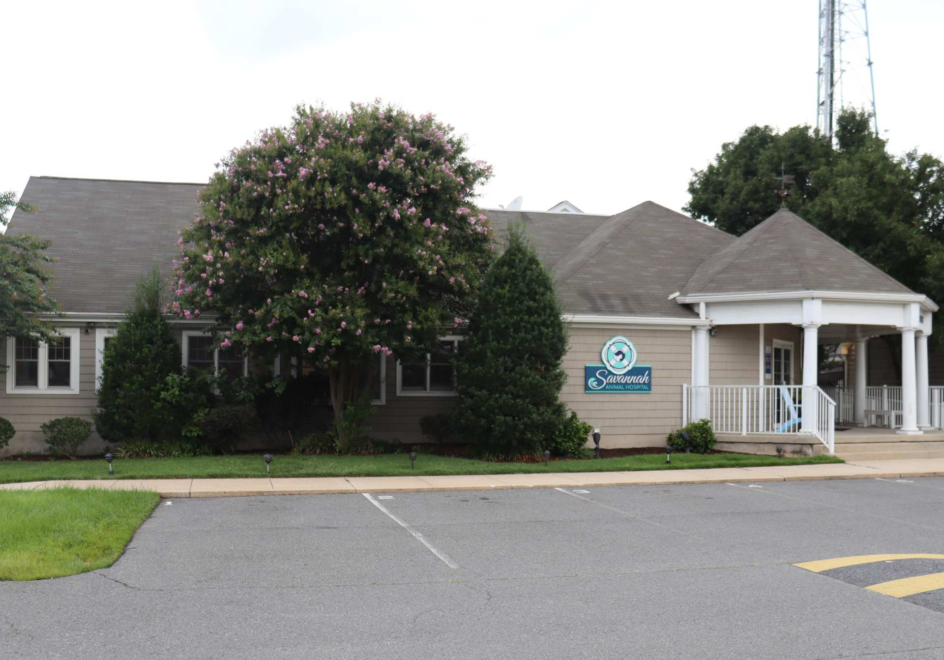 Savannah Animal Hospital's building exterior.