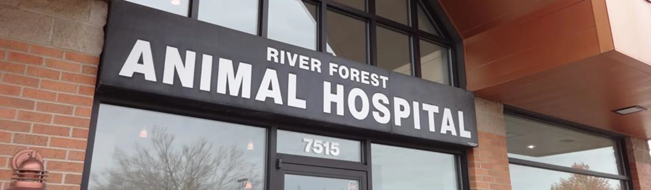 Front of the building of River Forest Animal Hospital Front of the building of River Forest Animal Hospital