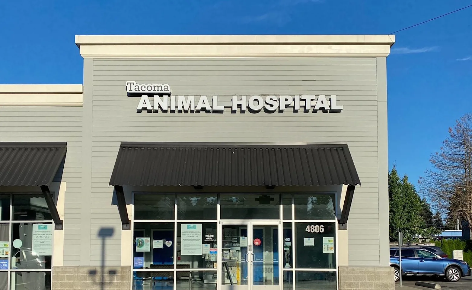 Tacoma Animal Hospital - front of building Tacoma Animal Hospital - front of building