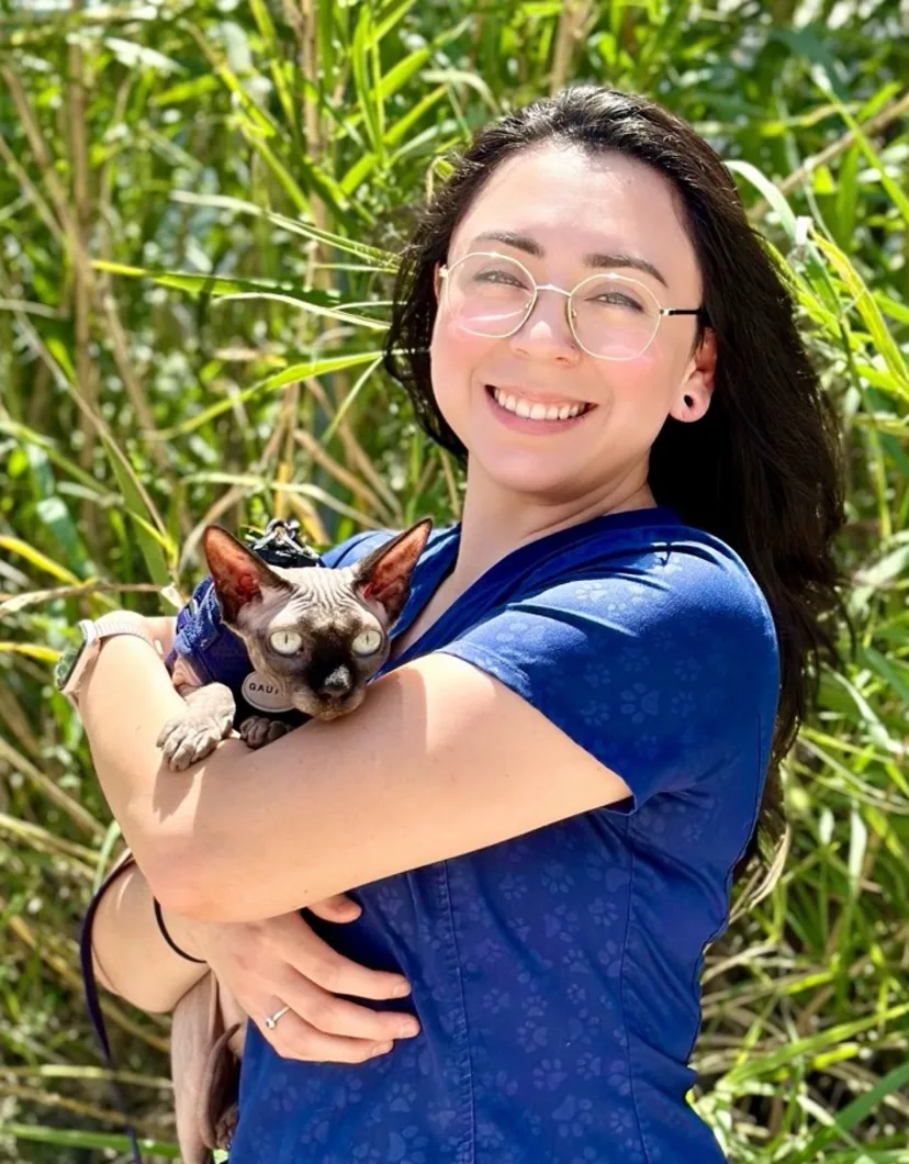 Brittney Borrego of North 10th Street Animal Hospital