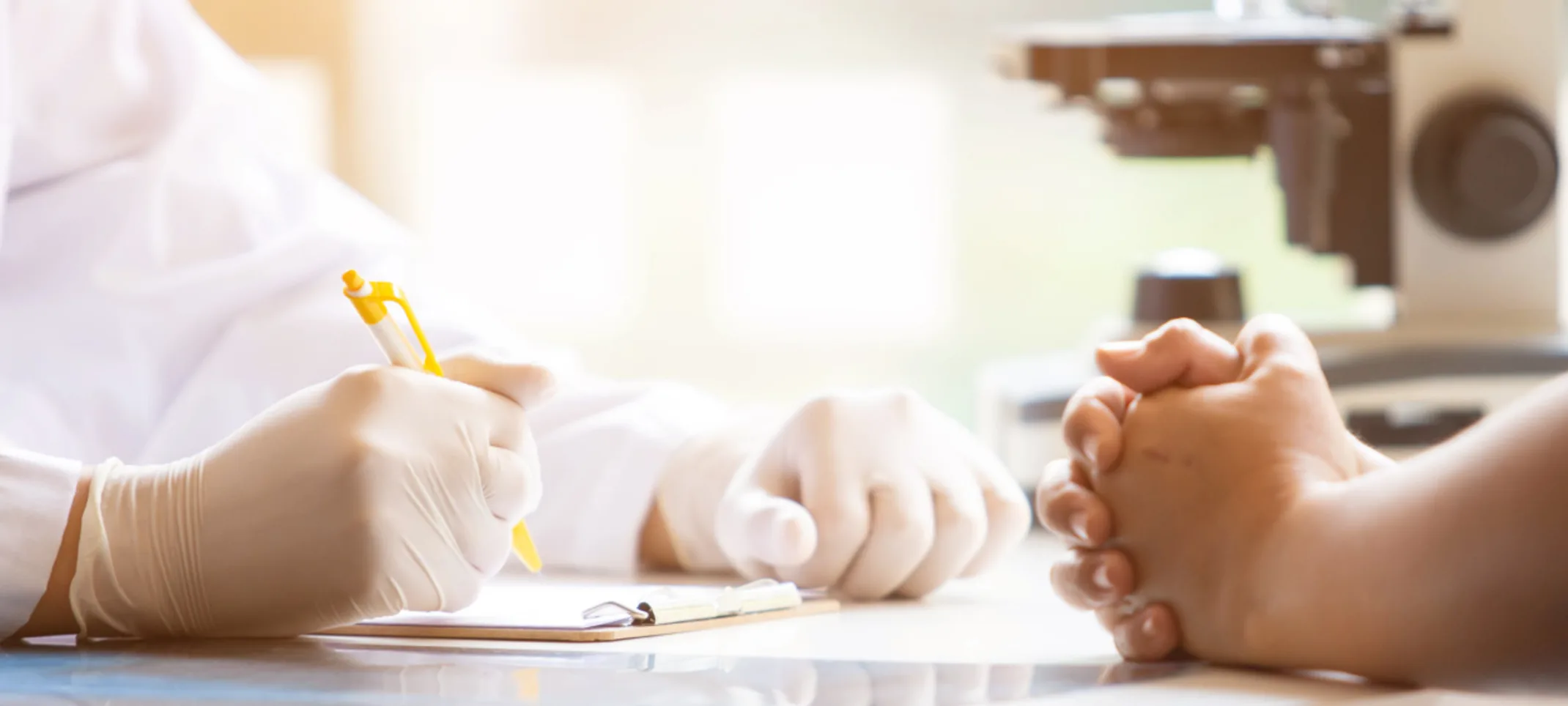 Two veterinary professionals reviewing paperwork Two veterinary professionals reviewing paperwork