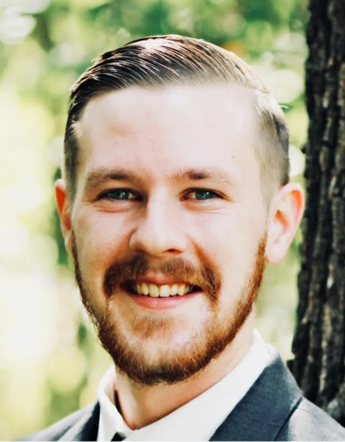 Man with grey scrubs Man with grey scrubs