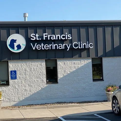 Exterior of St. Francis Veterinary Clinic