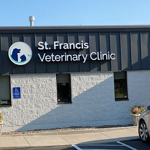 Exterior of St. Francis Veterinary Clinic Exterior of St. Francis Veterinary Clinic