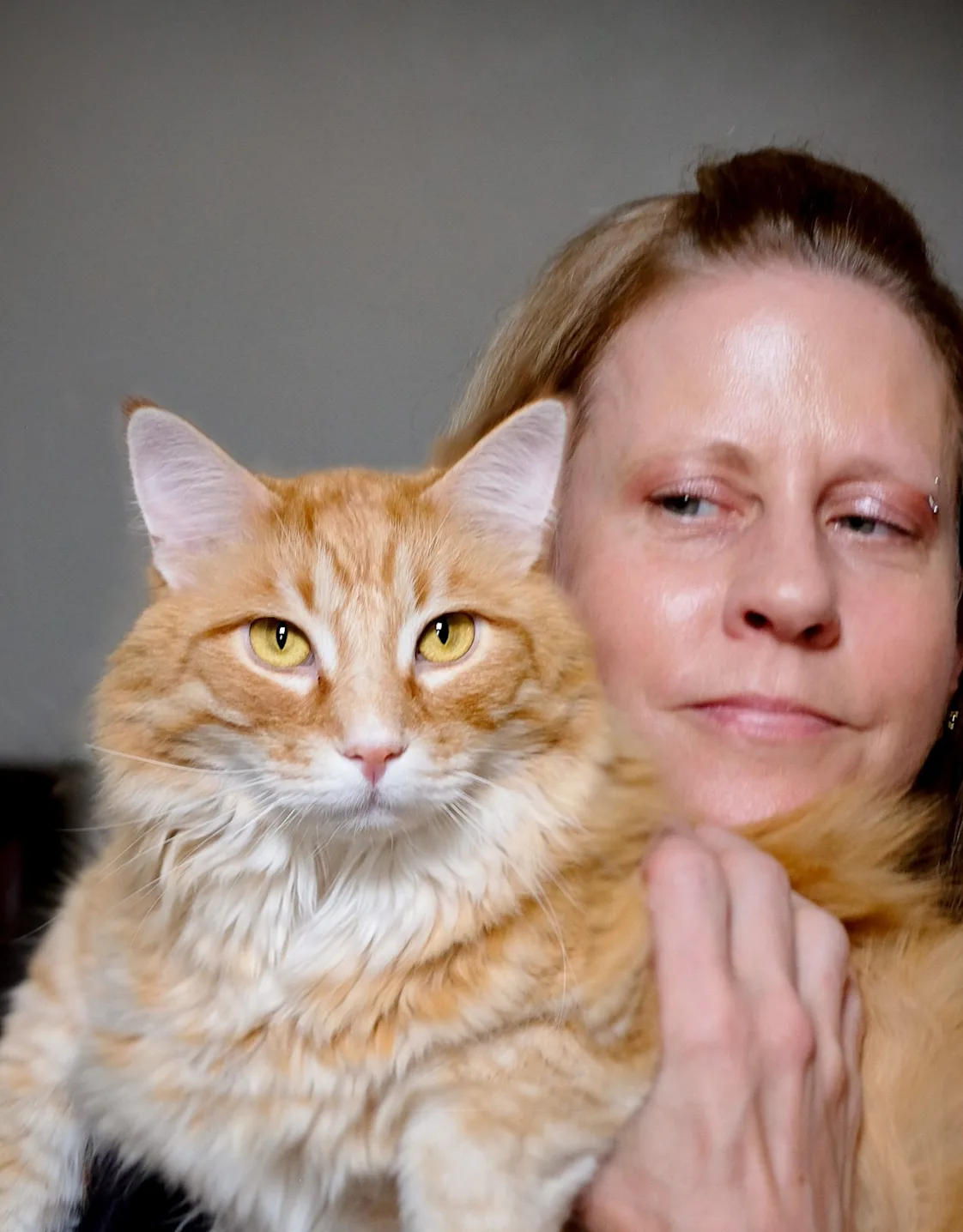 Rebecca Hover with dog Rebecca Hover with dog