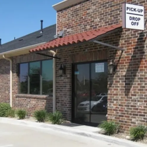 Animal Medical and Surgical Hospital of Frisco's Pick Up - Drop Off entrance. 