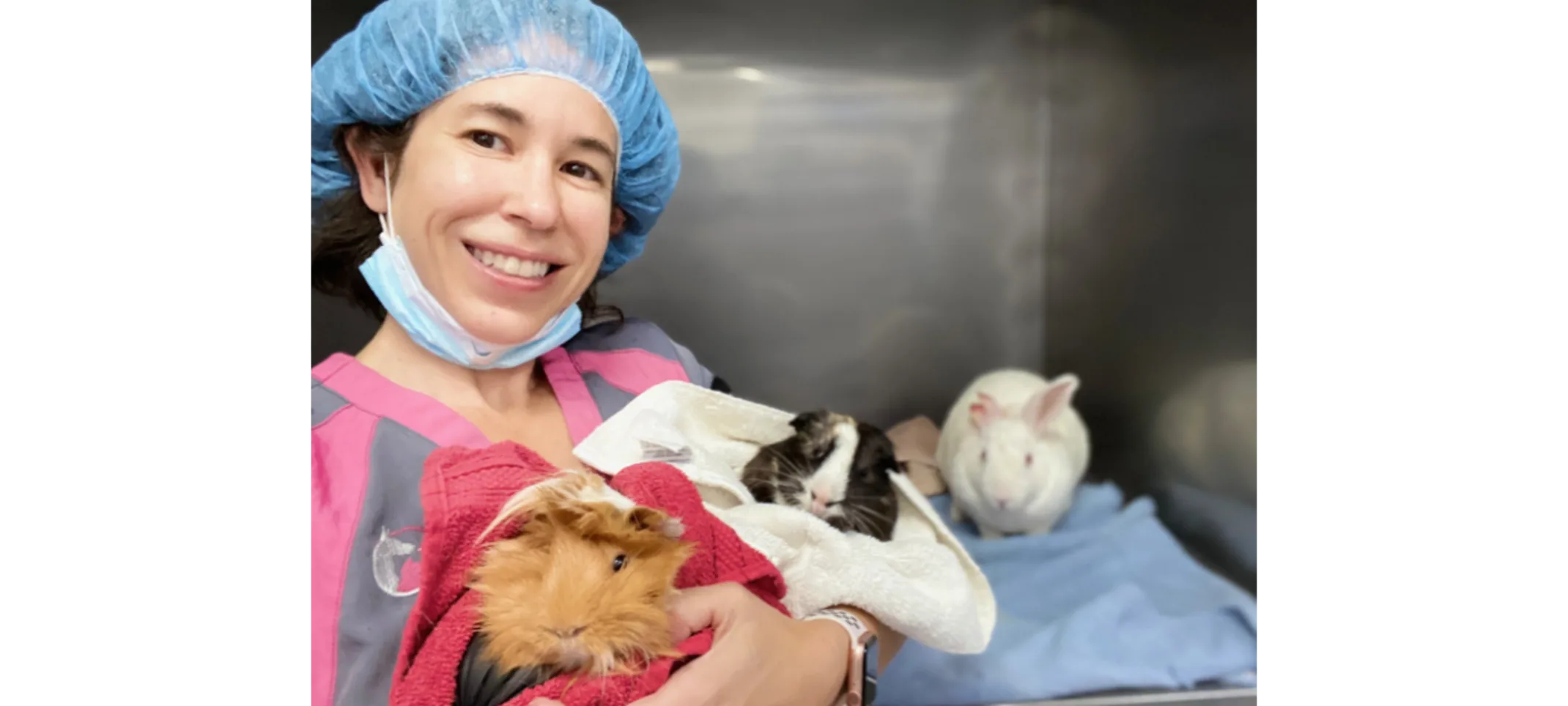 Dr. D holding exotic pets Dr. D holding exotic pets