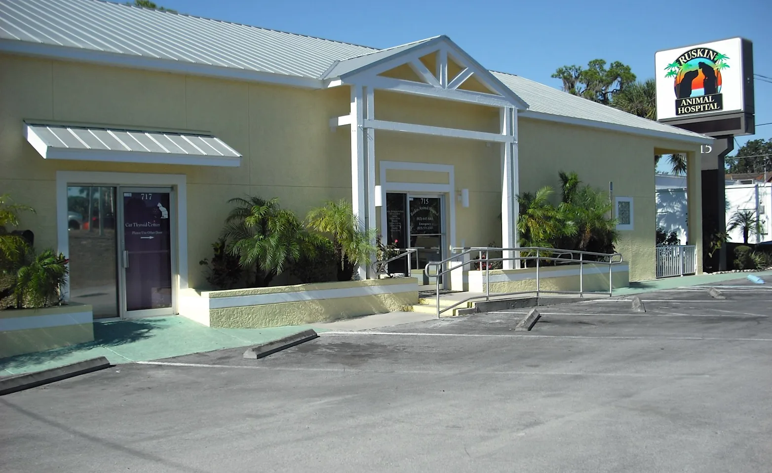 Front of facility Front of facility
