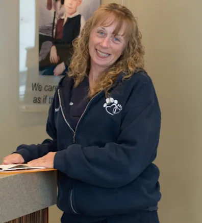 Photo of Exam Room Supervisor Natalie. Photo of Exam Room Supervisor Natalie.