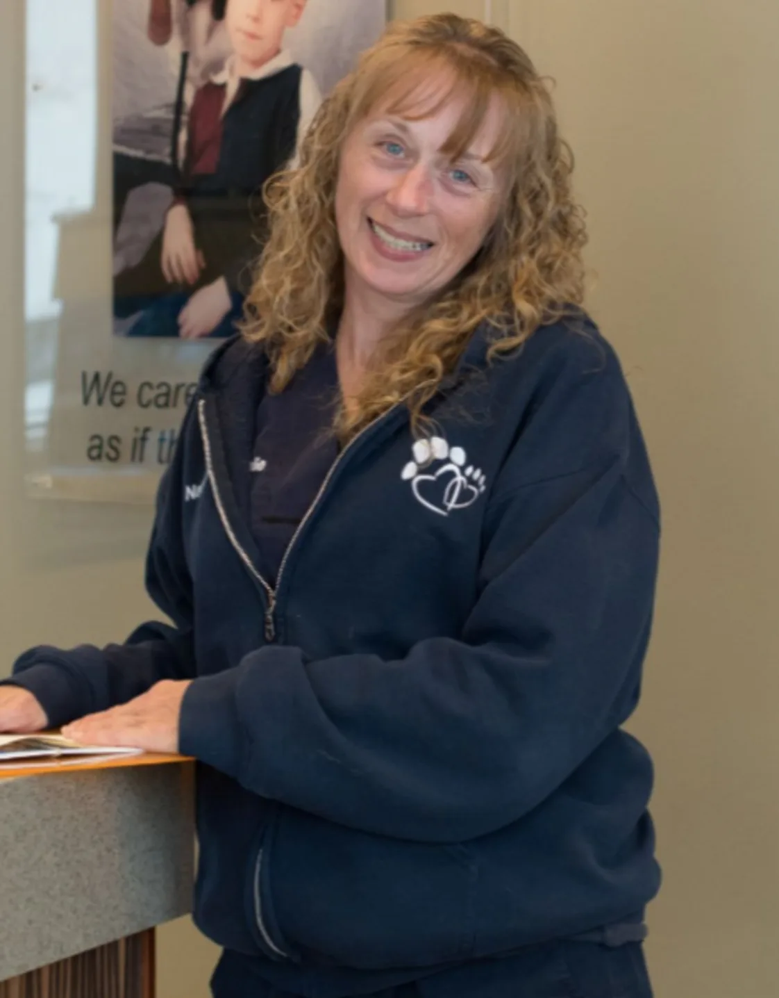 Photo of Exam Room Supervisor Natalie. Photo of Exam Room Supervisor Natalie.