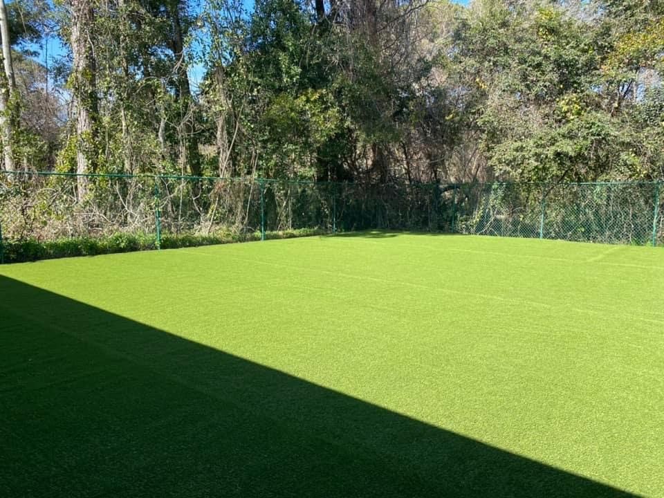 The outdoor play area of the hospital 