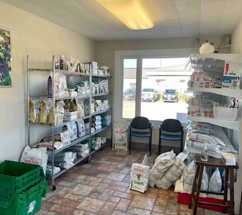 Food storage room of Parkhill Animal Hospital Food storage room of Parkhill Animal Hospital