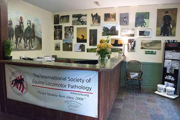 Front desk of Virginia Imaging Equine