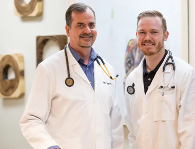 Two veterinarians Two veterinarians