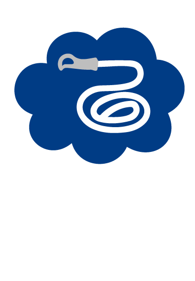 Blue leash icon