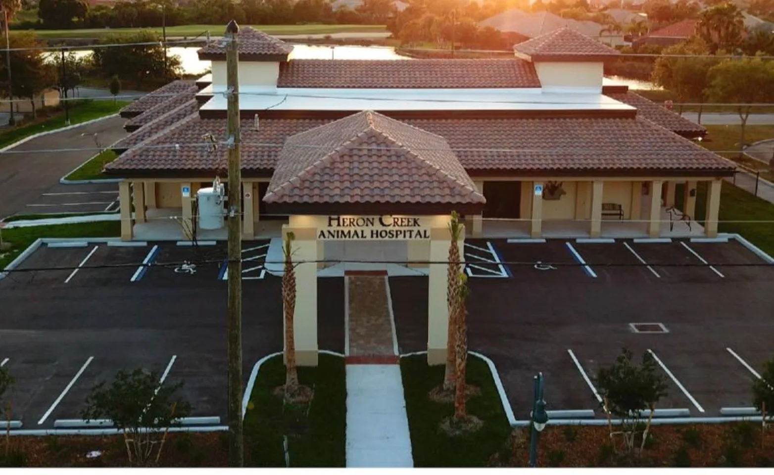 Drone Photo of Heron Creek Animal Hospital Drone Photo of Heron Creek Animal Hospital