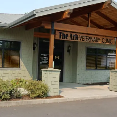 The Ark Veterinary Clinic Hospital Exterior and front entrance