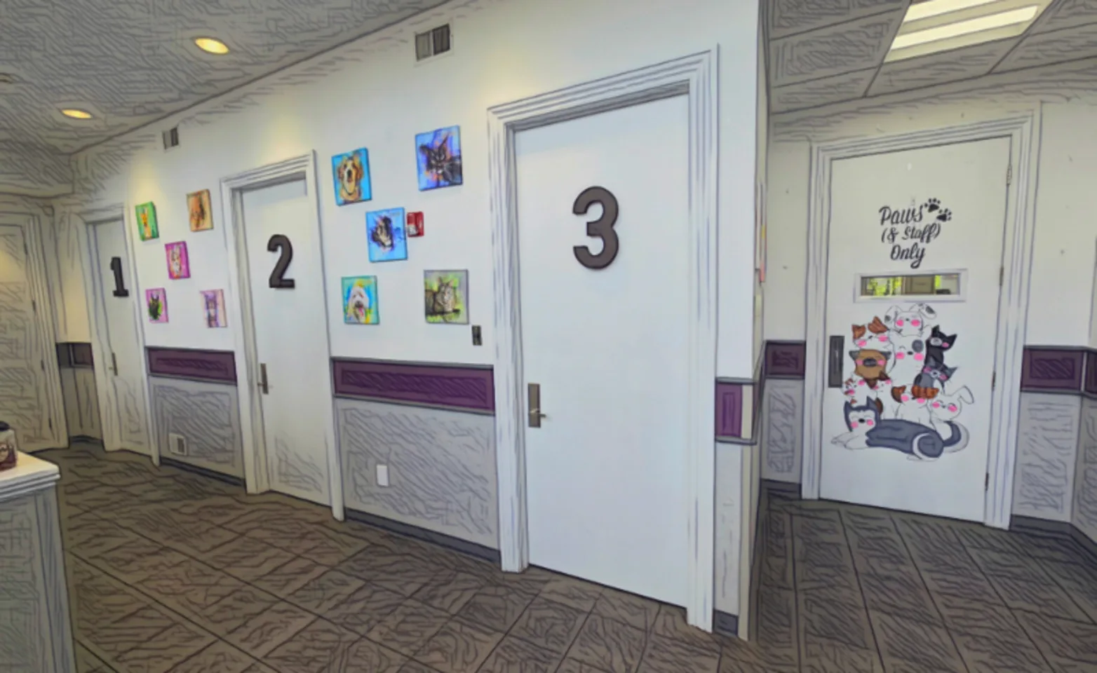 Animal Health Care of Marlboro (AHC) - Hallway Animal Health Care of Marlboro (AHC) - Hallway