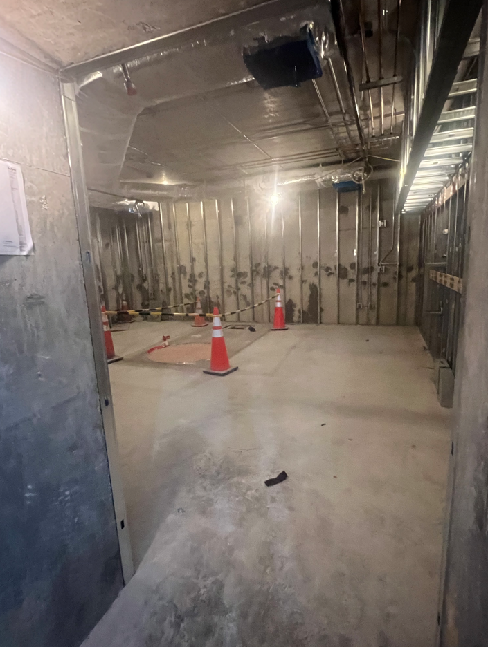 Richmond linac vault in progress