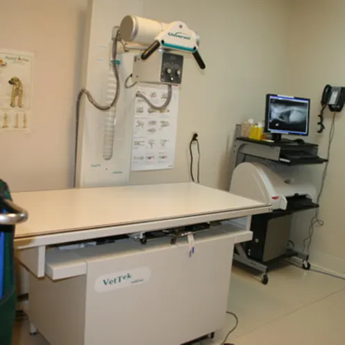 X Ray Room at Brentwood Veterinary Hospital
