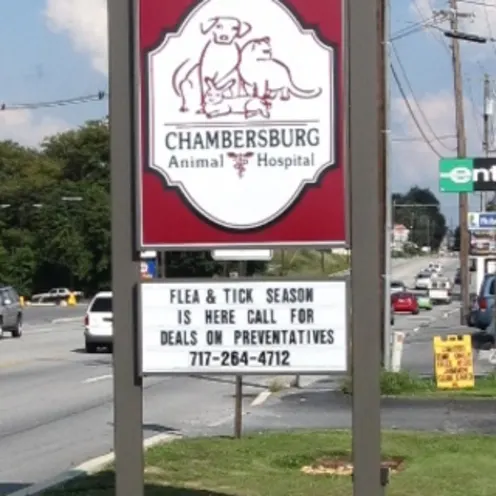 Chambersburg Animal Hospital front sign