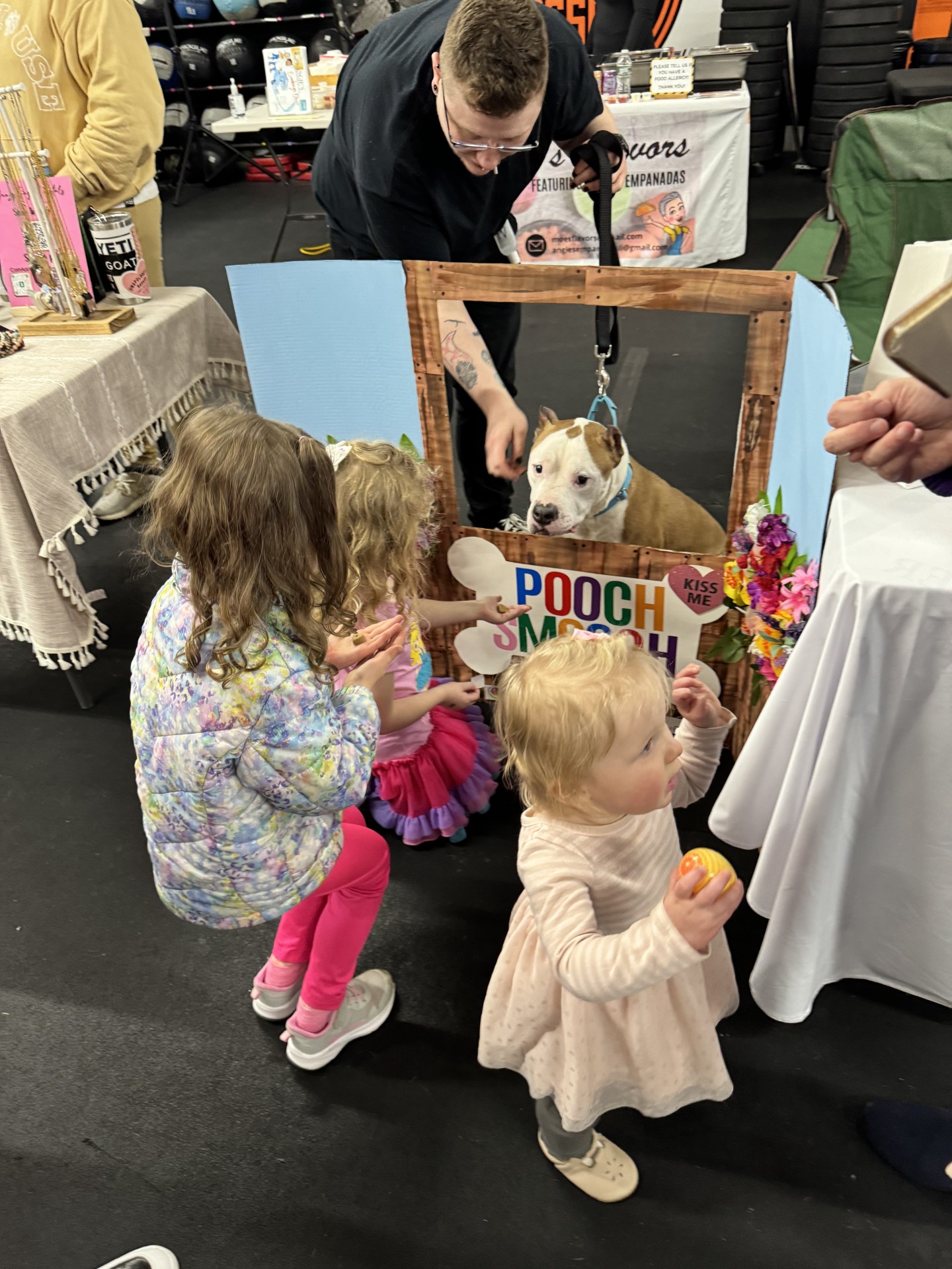 Pooch Smooch Kids Giving Treats to Dog