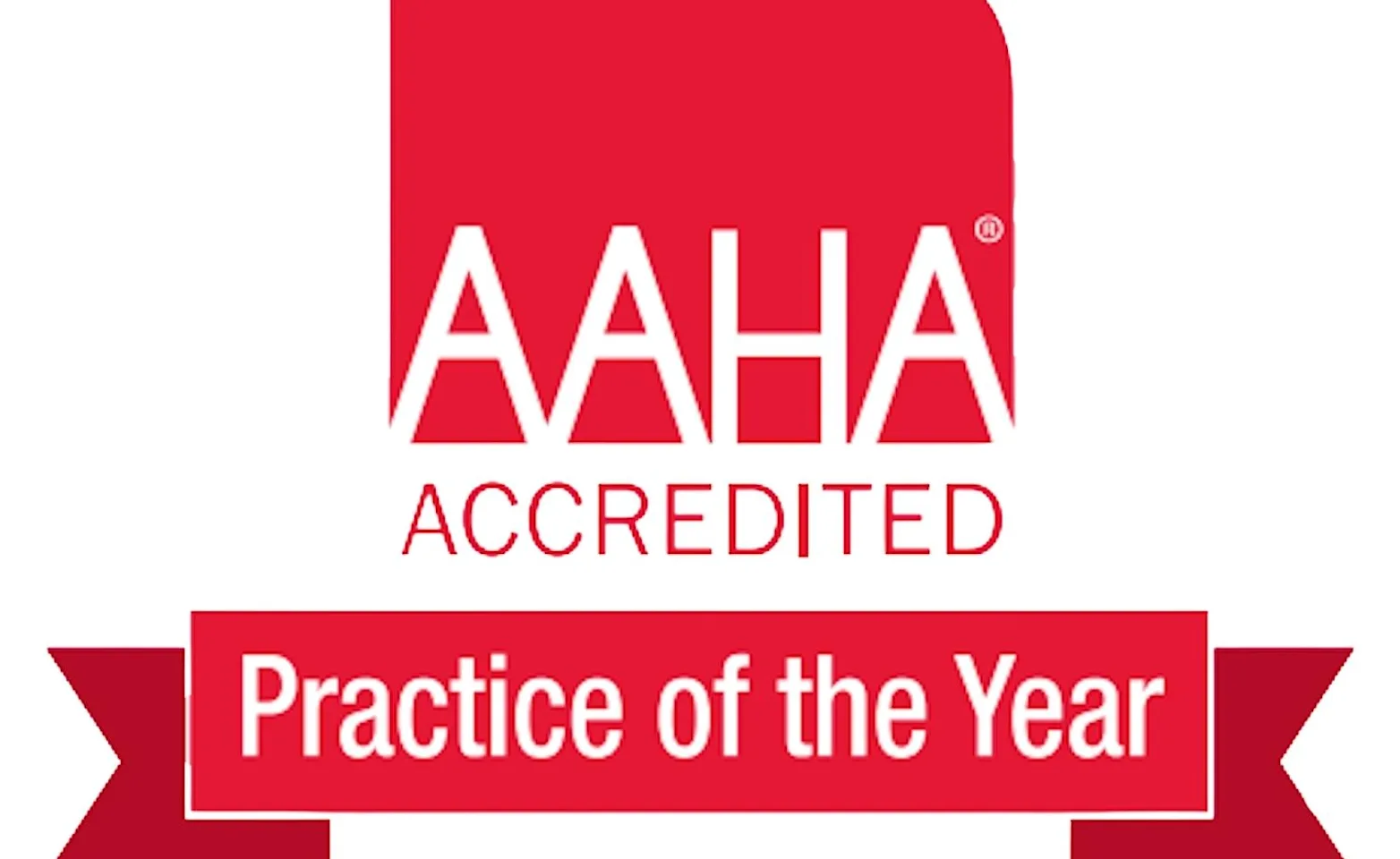 Logo of the AAHA Accredited Practice of the Year Logo of the AAHA Accredited Practice of the Year