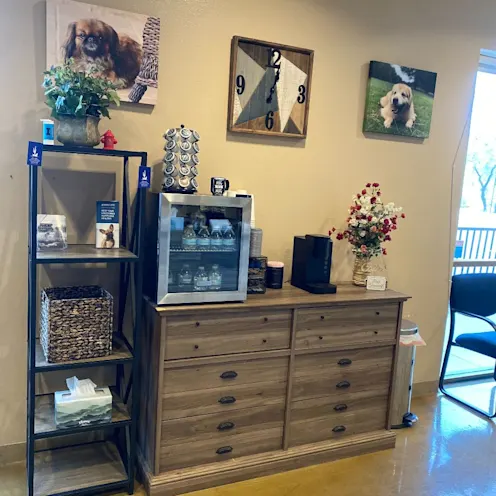 Black shelf and wooden drawers. Black shelf and wooden drawers.