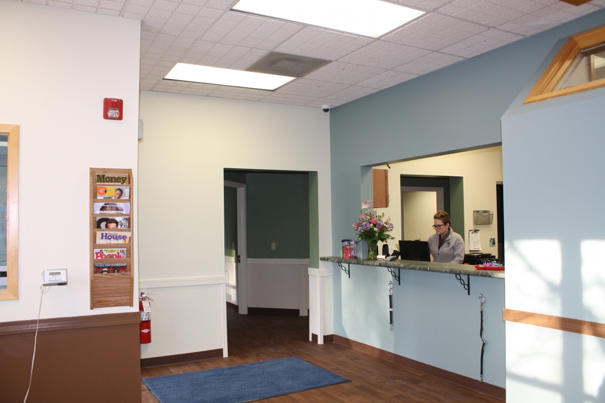 Inside of Northampton Veterinary Clinic