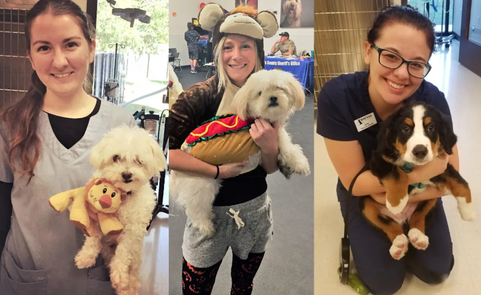 Team Members with Dogs