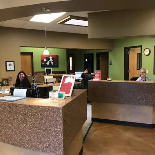 Ocotillo Animal Clinic and Pet Resort Reception Desk