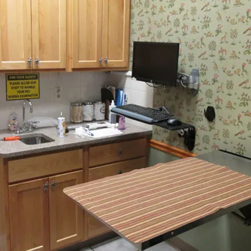 Exam Room and table at Care Animal Hospital