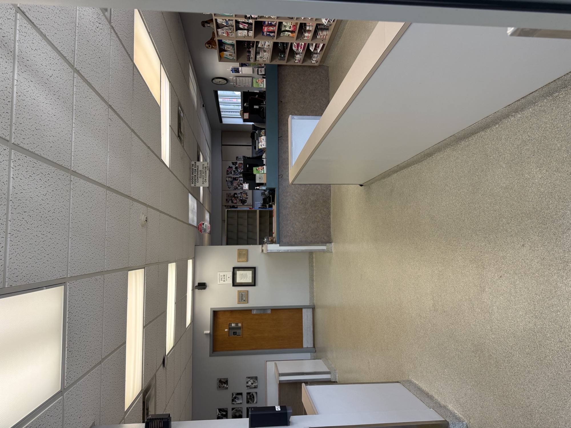 Receptionist Desk at Kokomo Animal Hospital