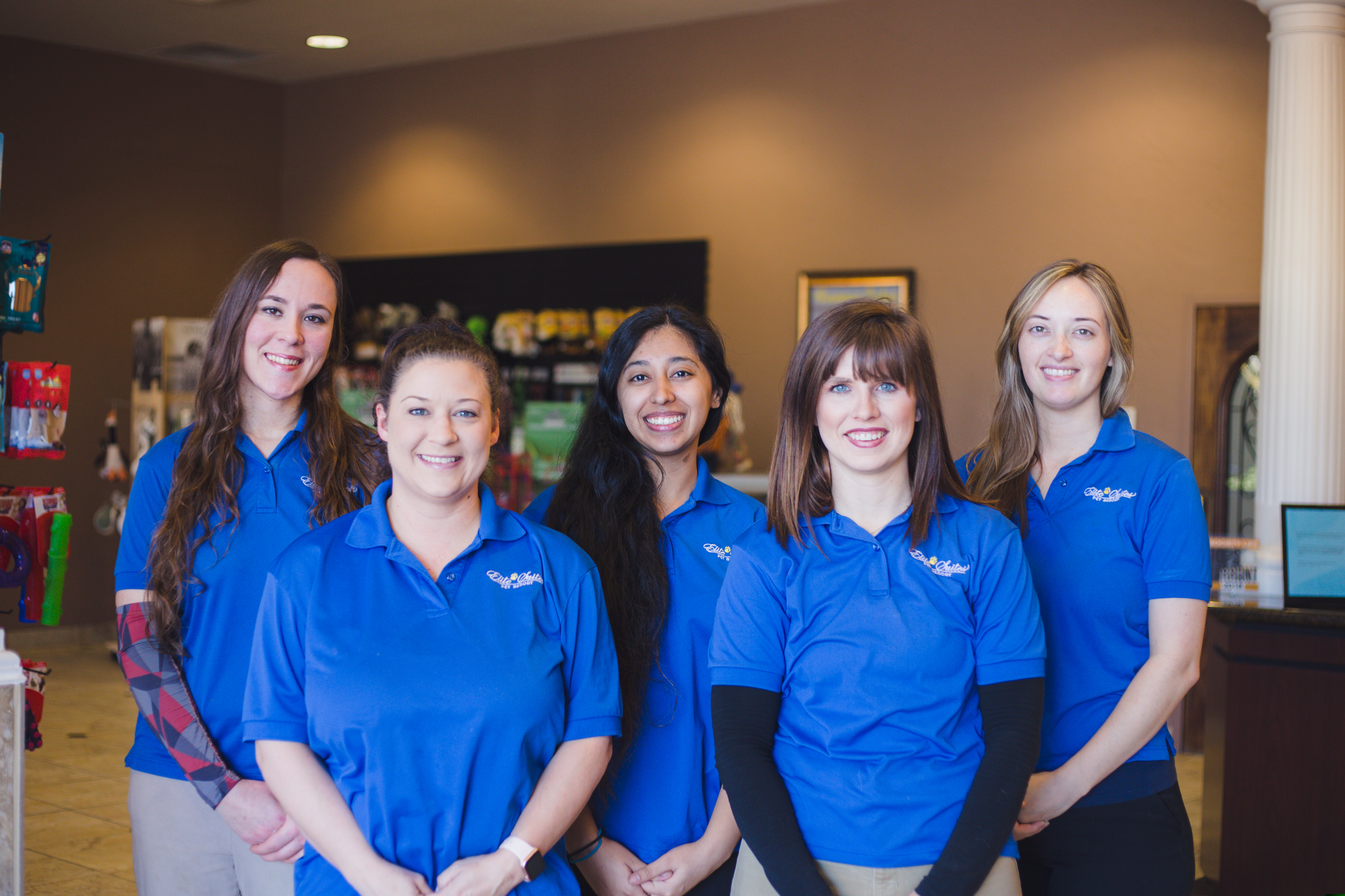 Staff at Elite Suites Southlake Dog Boarding