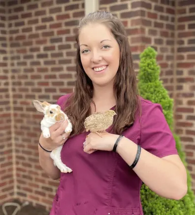Haley Bennett at Appalachian Animal Hospital Haley Bennett at Appalachian Animal Hospital