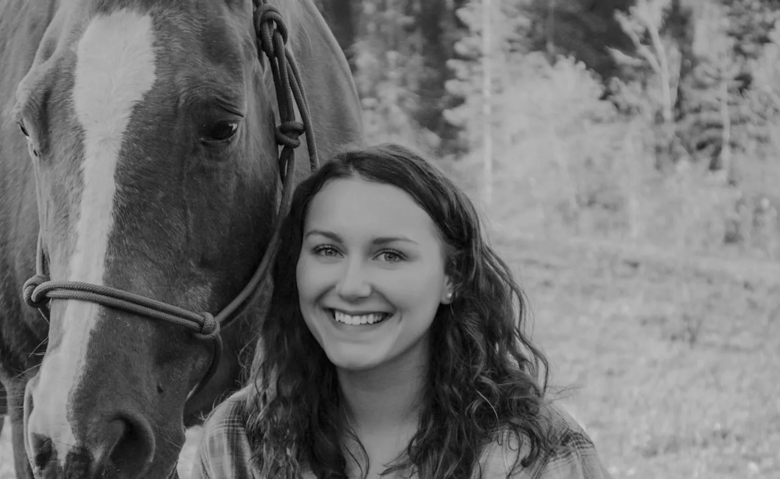 Image of woman with horse. Image of woman with horse.