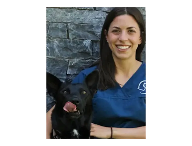Cara and Black Dog Cara and Black Dog