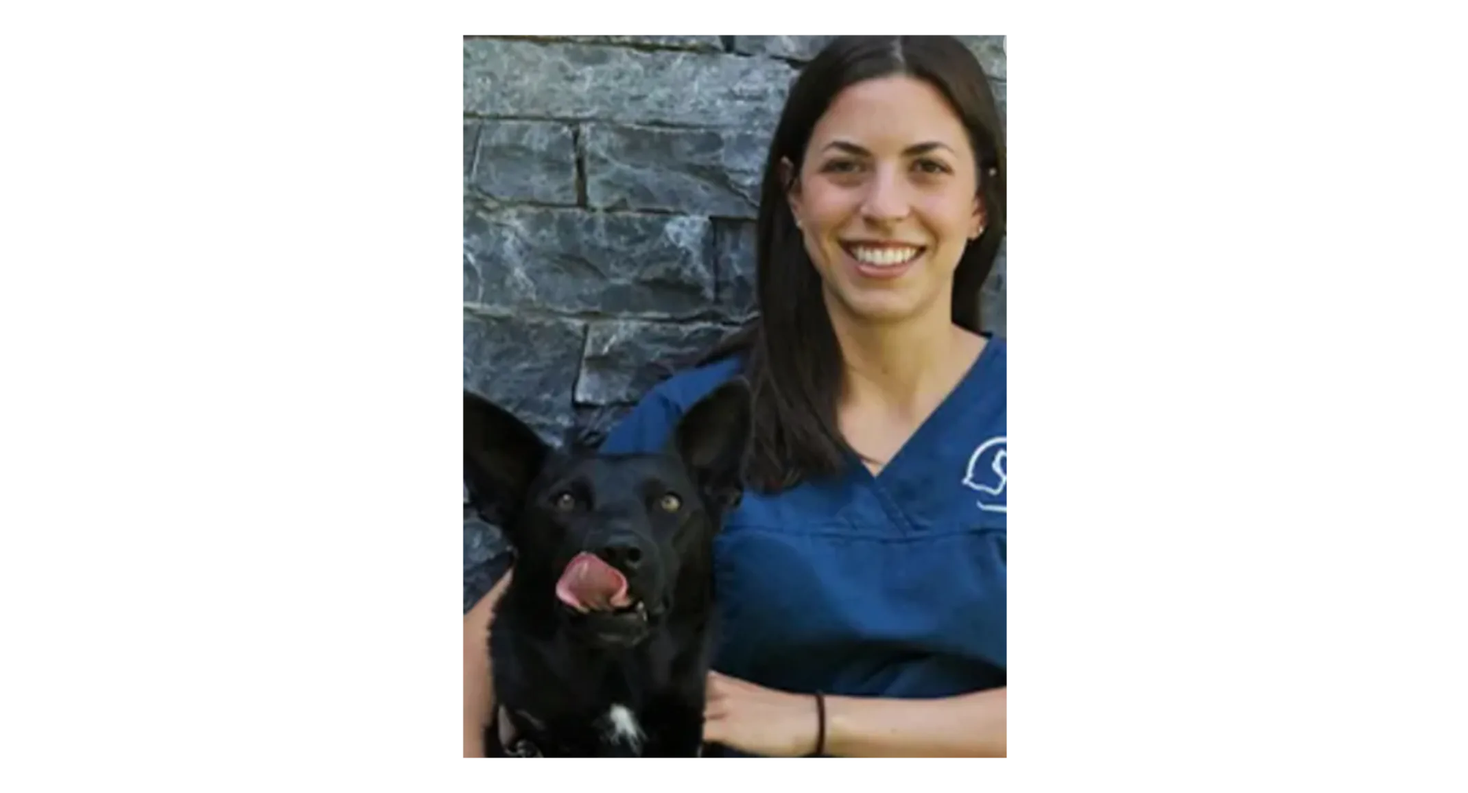 Cara and Black Dog Cara and Black Dog