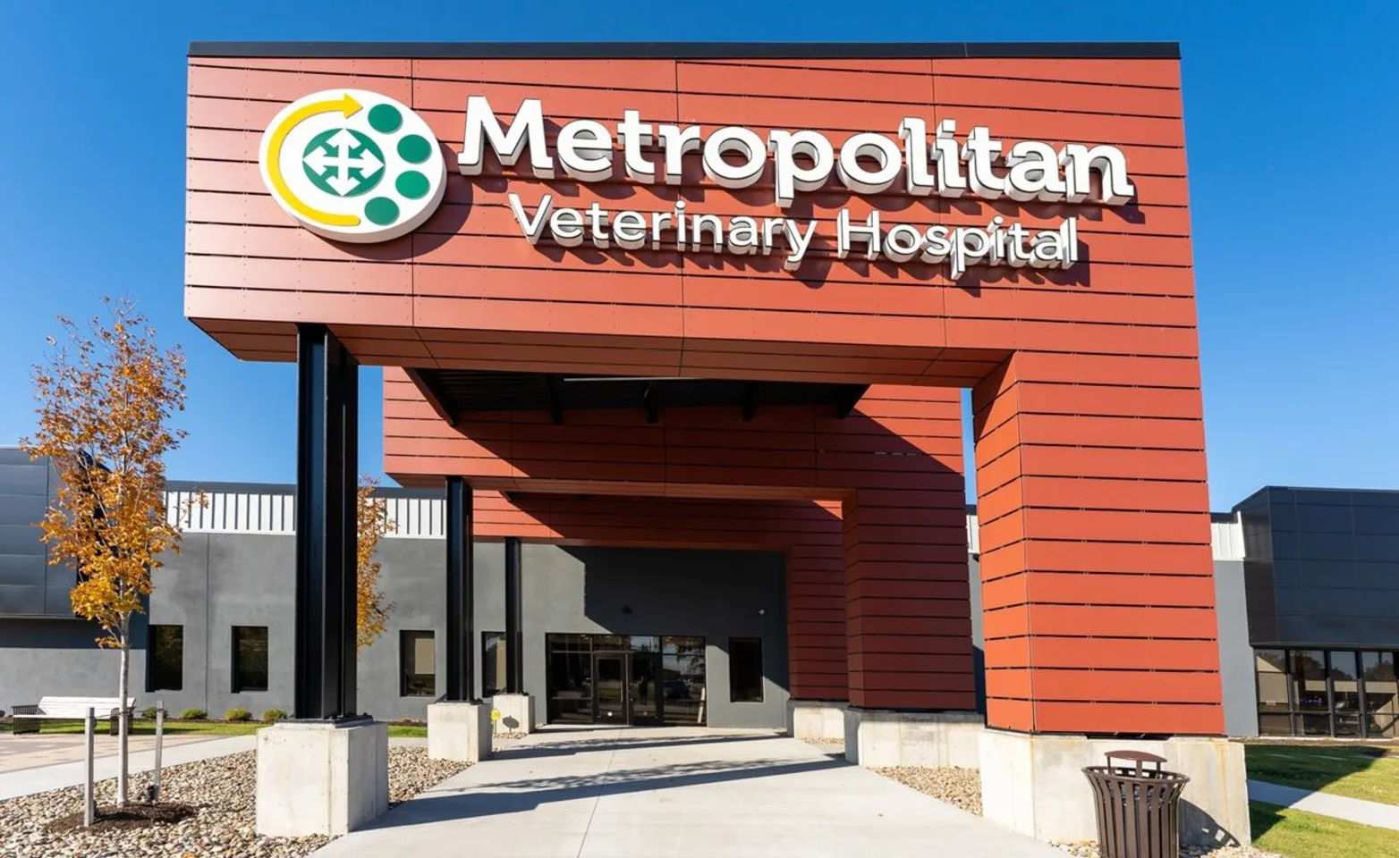 Metropolitan Veterinary Hospital Building Front Entrance Metropolitan Veterinary Hospital Building Front Entrance
