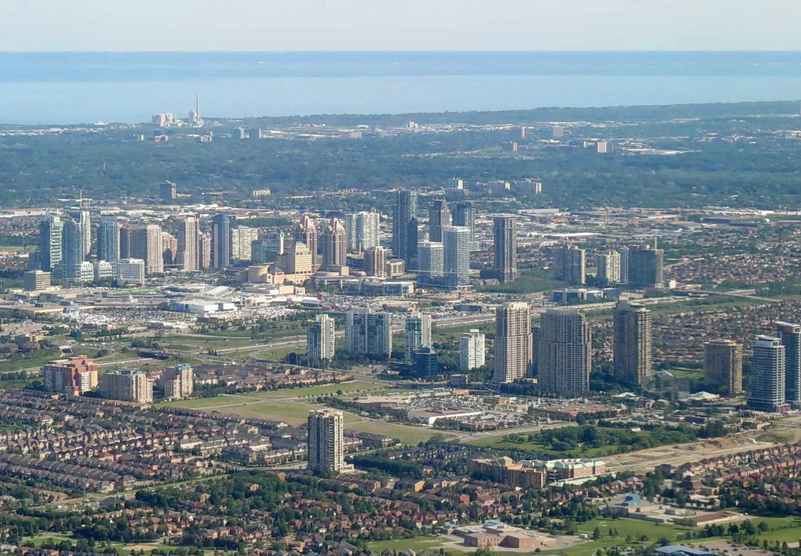 Mississauga bird eye view